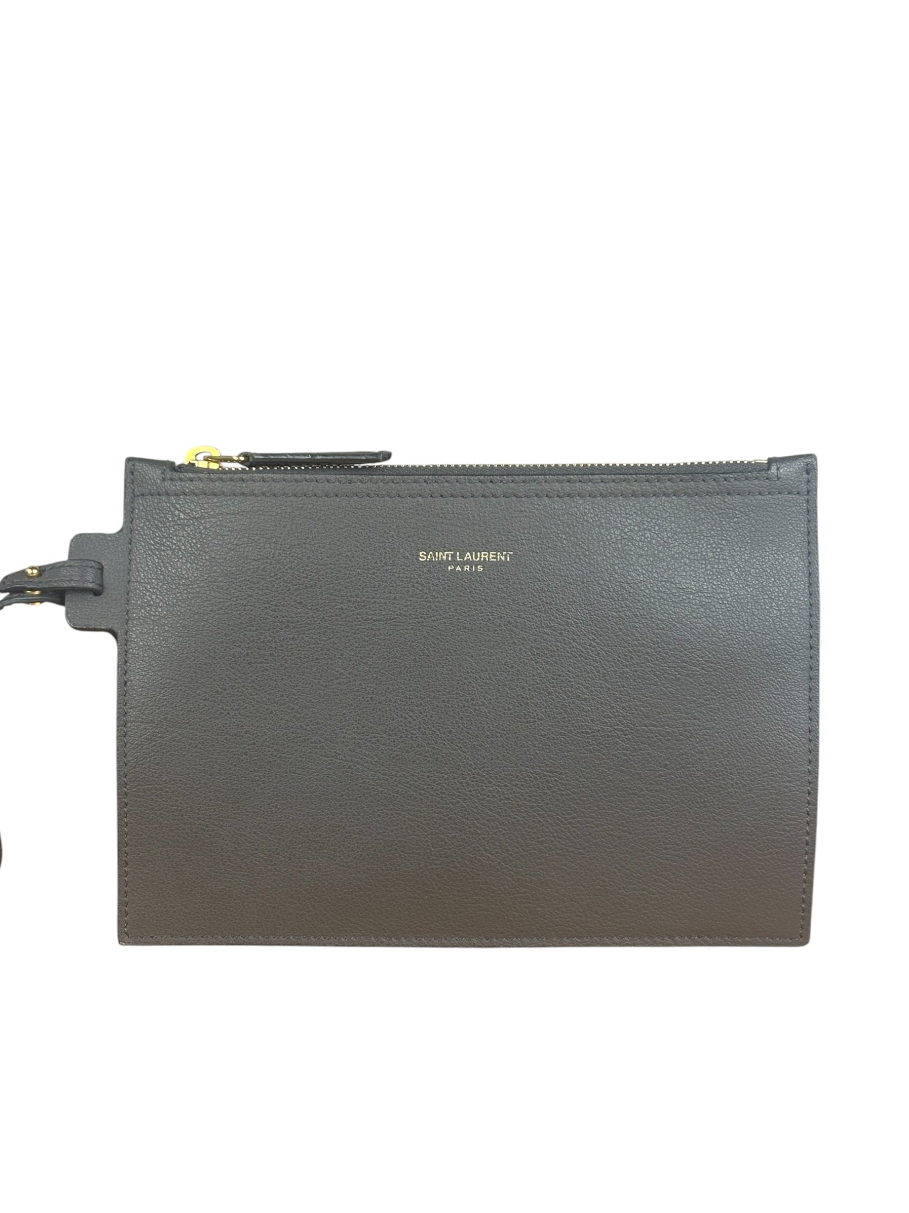 Yves Saint Laurent Leather East-West Shopping Tote Bag