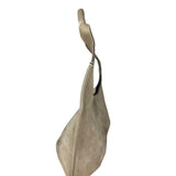 Ferragamo Vintage Beige Suede Hobo Shoulder Bag