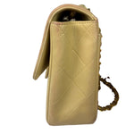 Chanel Vintage Beige Clair Quilted Leather Classic Flap Bag 2004