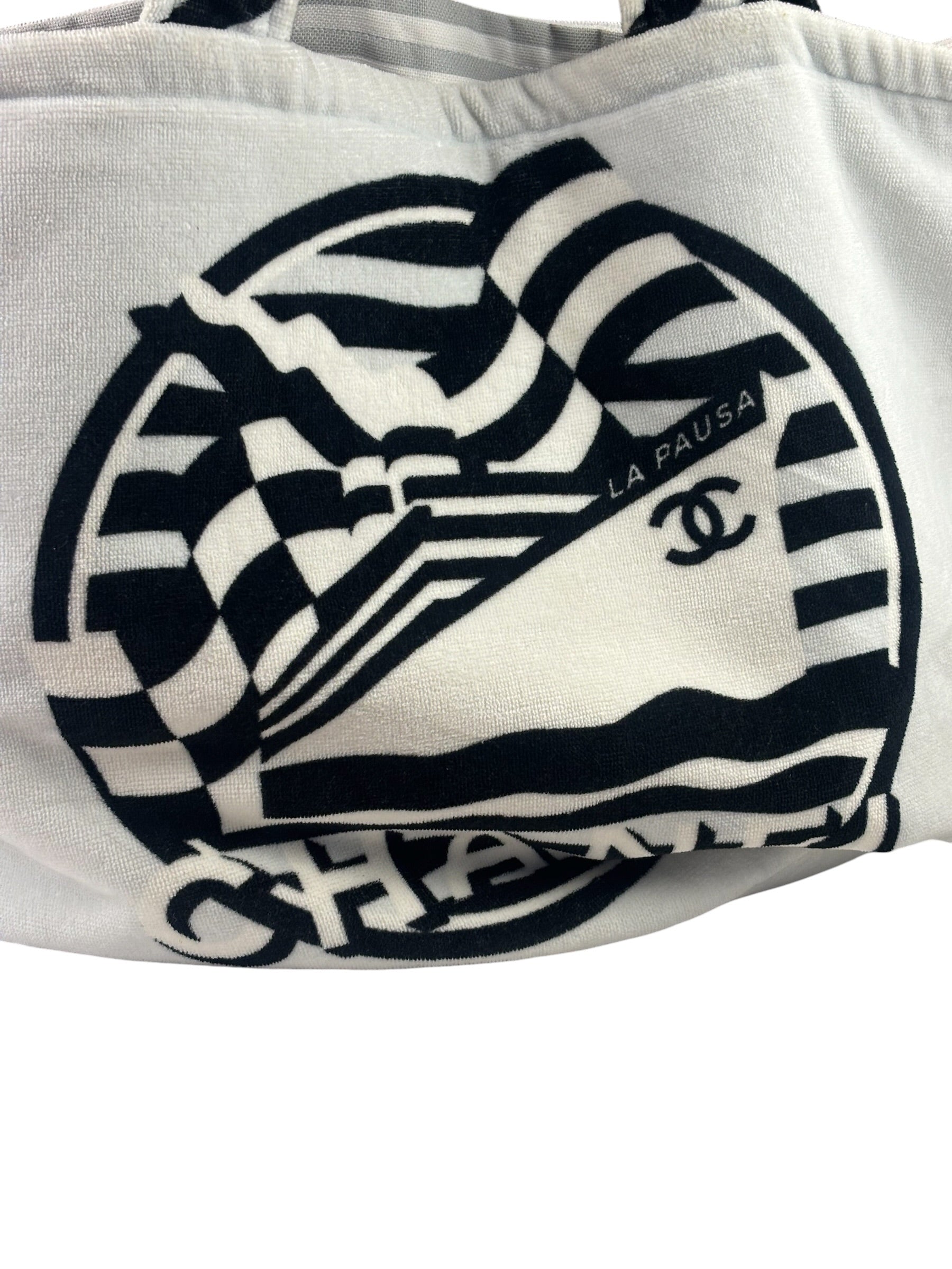 Chanel Colorblock La Pausa Reversible Beach Tote Cruise 2019