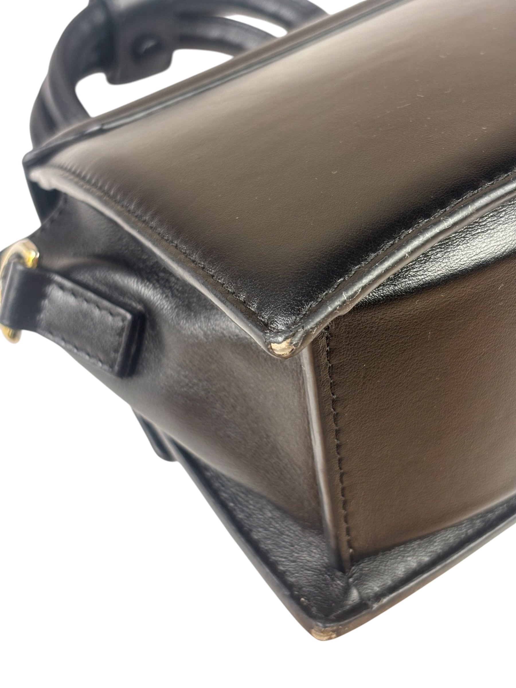 Jacquemus Black Leather The Knot Chiquito Two-Way Bag