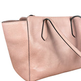 Gucci Pebbled Leather Swing Tote Pink