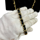 Chanel Black Diamond Stitch CC Timeless Chain Flap Bag '89-'91