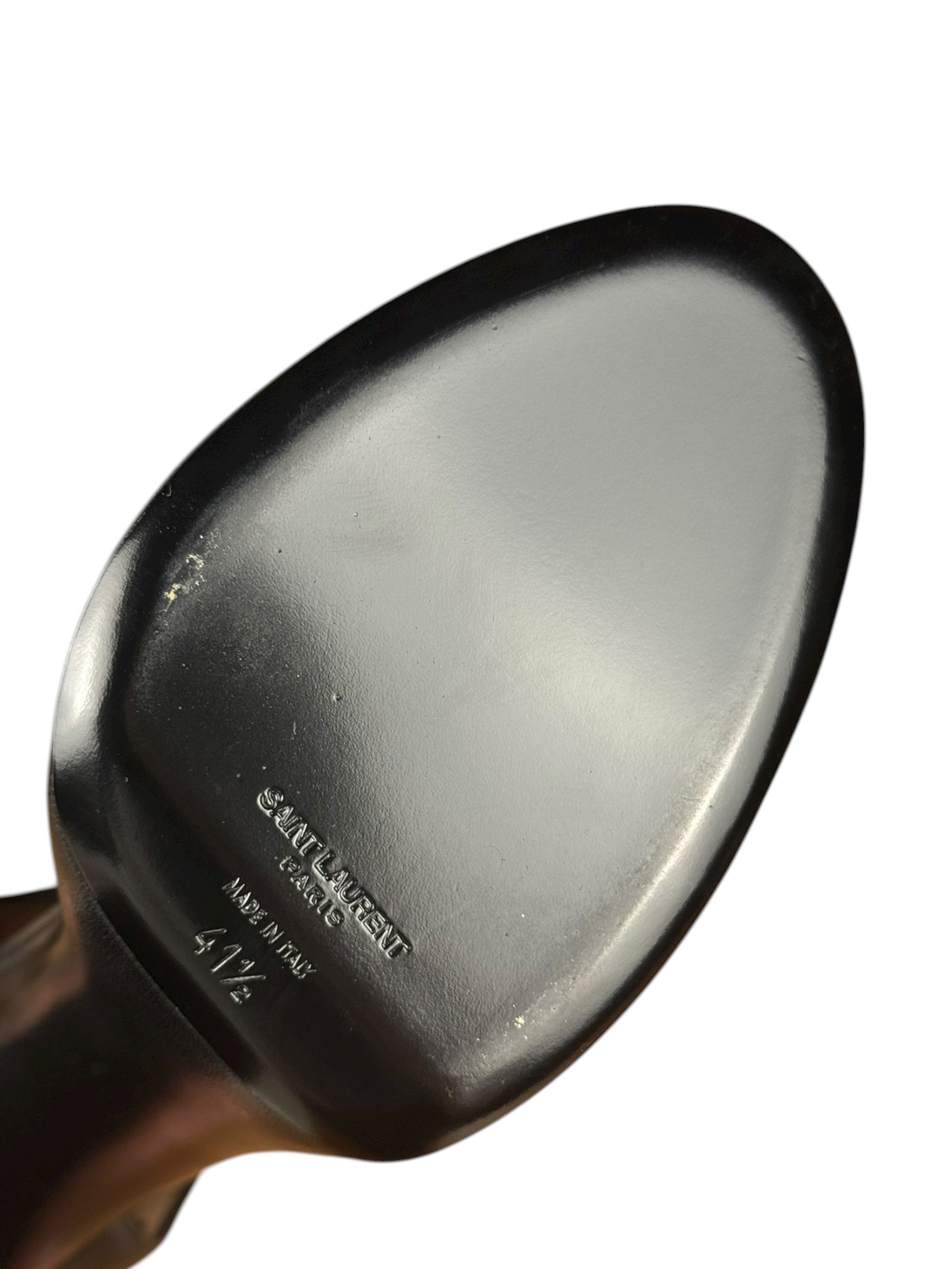 YSL 145MM Leather Platform Pumps