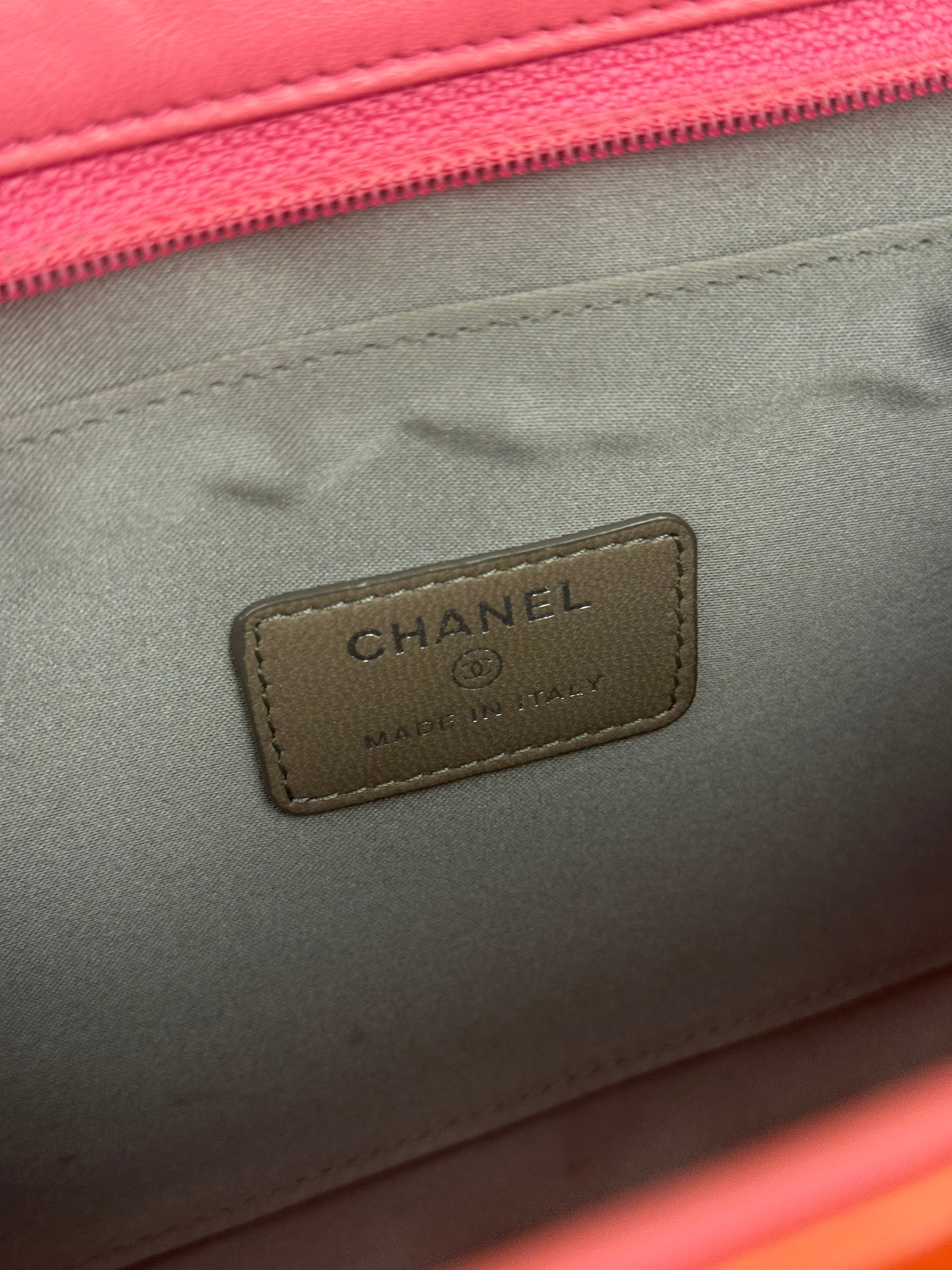 Chanel Orange Patent Lucky Symbols Pochette 2009