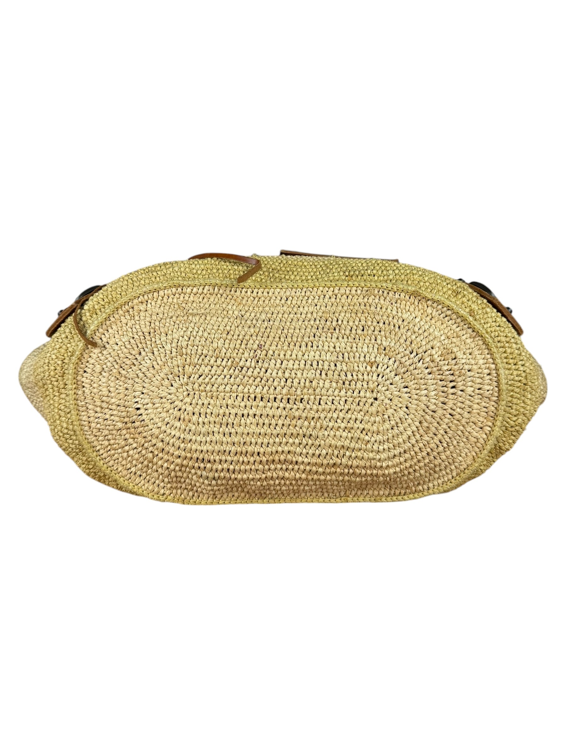 Balenciaga Wicker Tote Bag