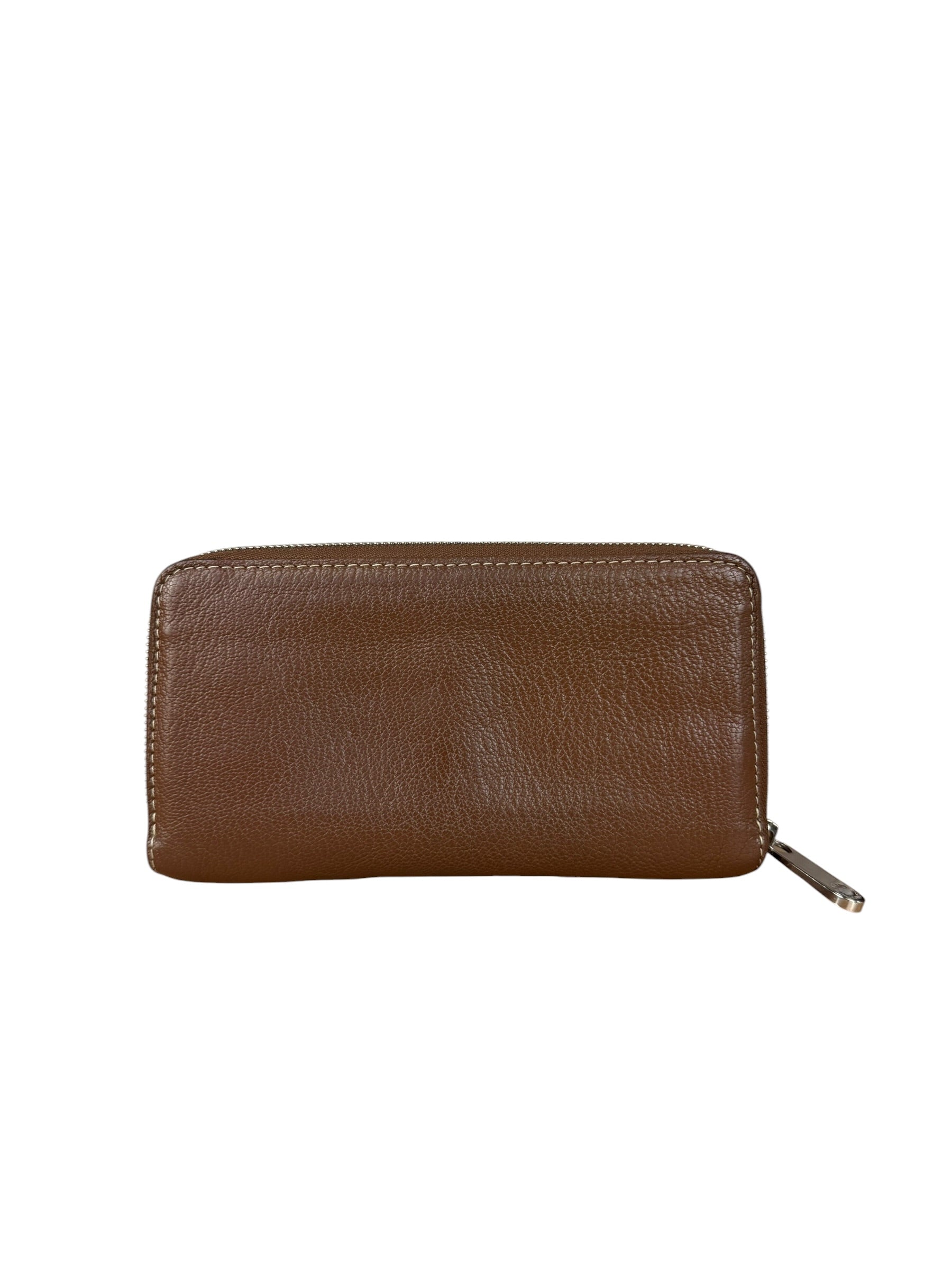Louis Vuitton Brown Leather Suhali Zippy Wallet