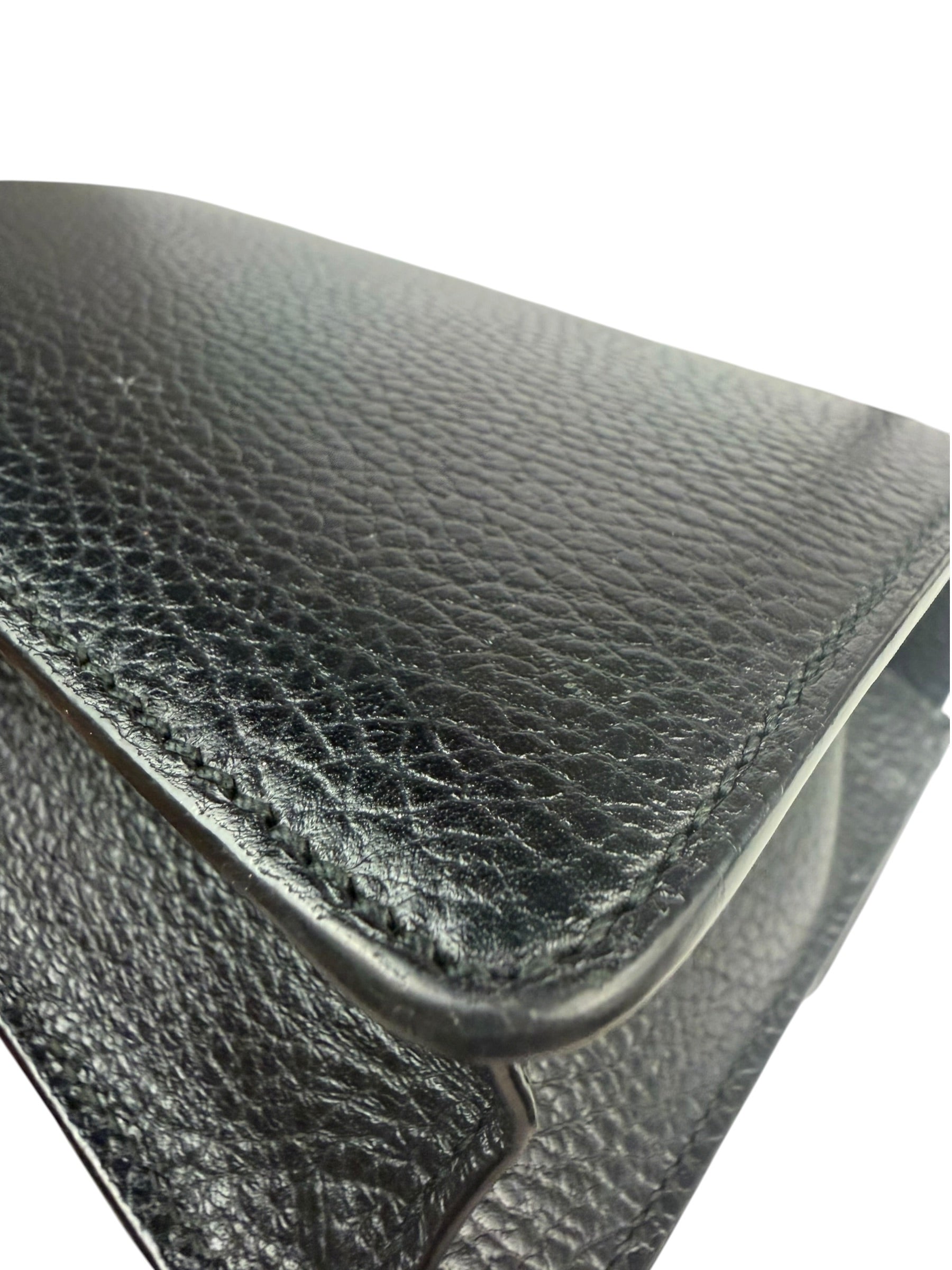 Gucci Black Pebbled Leather Dionysus Small Chain Shoulder Bag