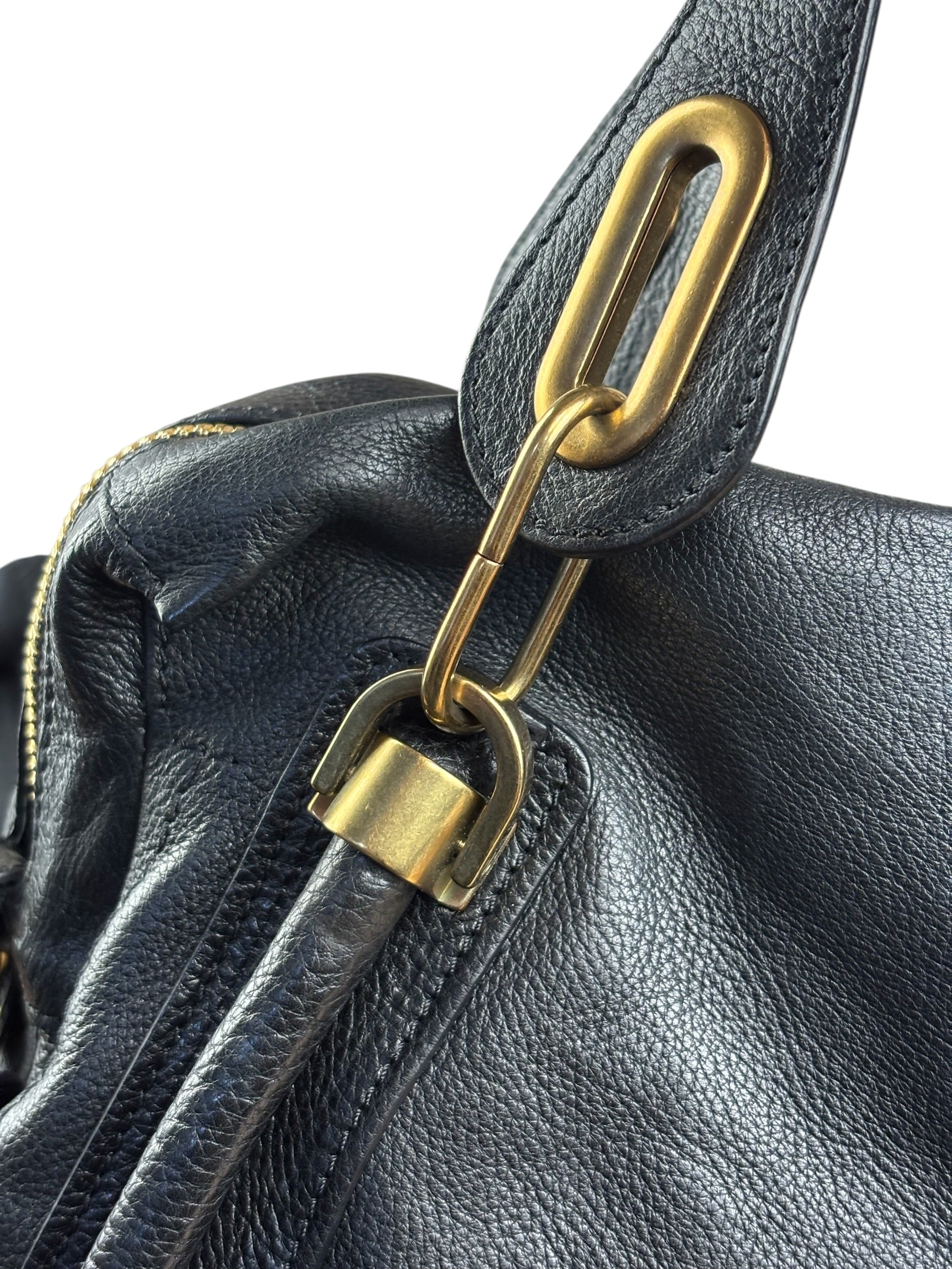 Chloe Black Paraty Leather Two-Way Bag