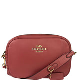 Coach Pink Pebbled Leather Colton Crossbody Bag