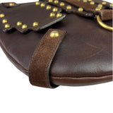 Yves Saint Laurent Tan Brown Messenger Bag