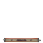 Chanel Vintage Rubber Logo Bracelet