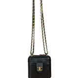 Chanel Lambskin Quilted Leather Cosmetic Bag