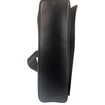 Ferragamo Vintage Black Leather Flap Shoulder Pochette