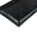 Gucci Black Leather GG Card Holder