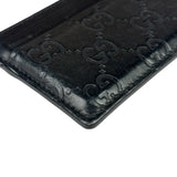 Gucci Black Leather GG Card Holder
