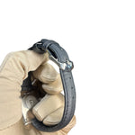 Fendi FF Black Dial Black Leather Strap