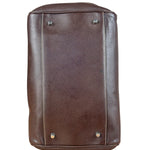 Prada Brown Leather Madras Cerniera Doctor Handbag