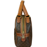 Celine Vintage Leather Macadam Dome Hand Bag