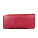 Prada Vintage Pink Saffiano Leather Long Wallet