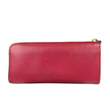 Prada Vintage Pink Saffiano Leather Long Wallet
