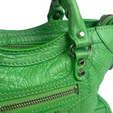 Balenciaga Green Leather Small Le City Two-Way Bag