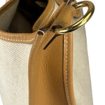Hermes Brown Leather Trim Evelyne 2004