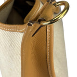 Hermes Brown Leather Trim Evelyne 2004