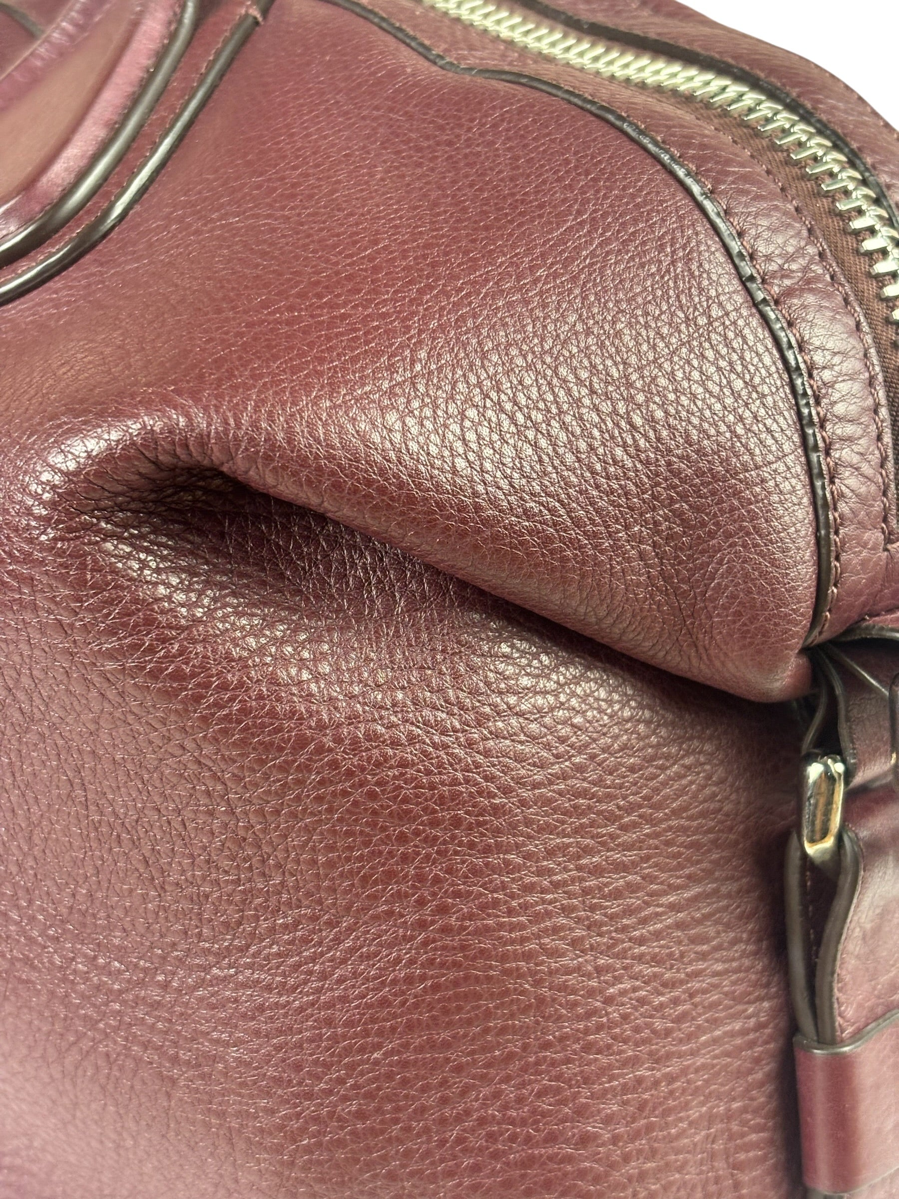 Givenchy Nightingale Burgundy Leather Two-Way Bag