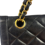Chanel Black Quilted Leather Double Flap Small Bag