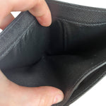 Yves Saint Laurent Leather Bi-Fold Wallet Black