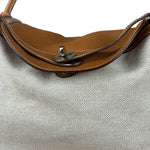 Hermes Toile Swift Canvas/Leather Lindy 30 Beige/Brown 2007