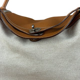 Hermes Toile Swift Canvas/Leather Lindy 30 Beige/Brown 2007