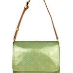 Louis Vuitton Monogram Vernis Green Thompson Shoulder Bag