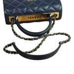 Chanel Navy Quilted Lambskin Small Trendy Flap Bag