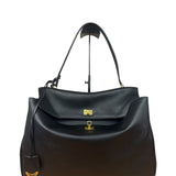 Balenciaga Large Rodeo Leather 2Way Handbag Black