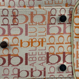 Burberry Blue Label Pink Multi Logo Bowler Bag