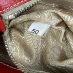 Prada Multicolor Nylon Leather Trim Shoulder Bag