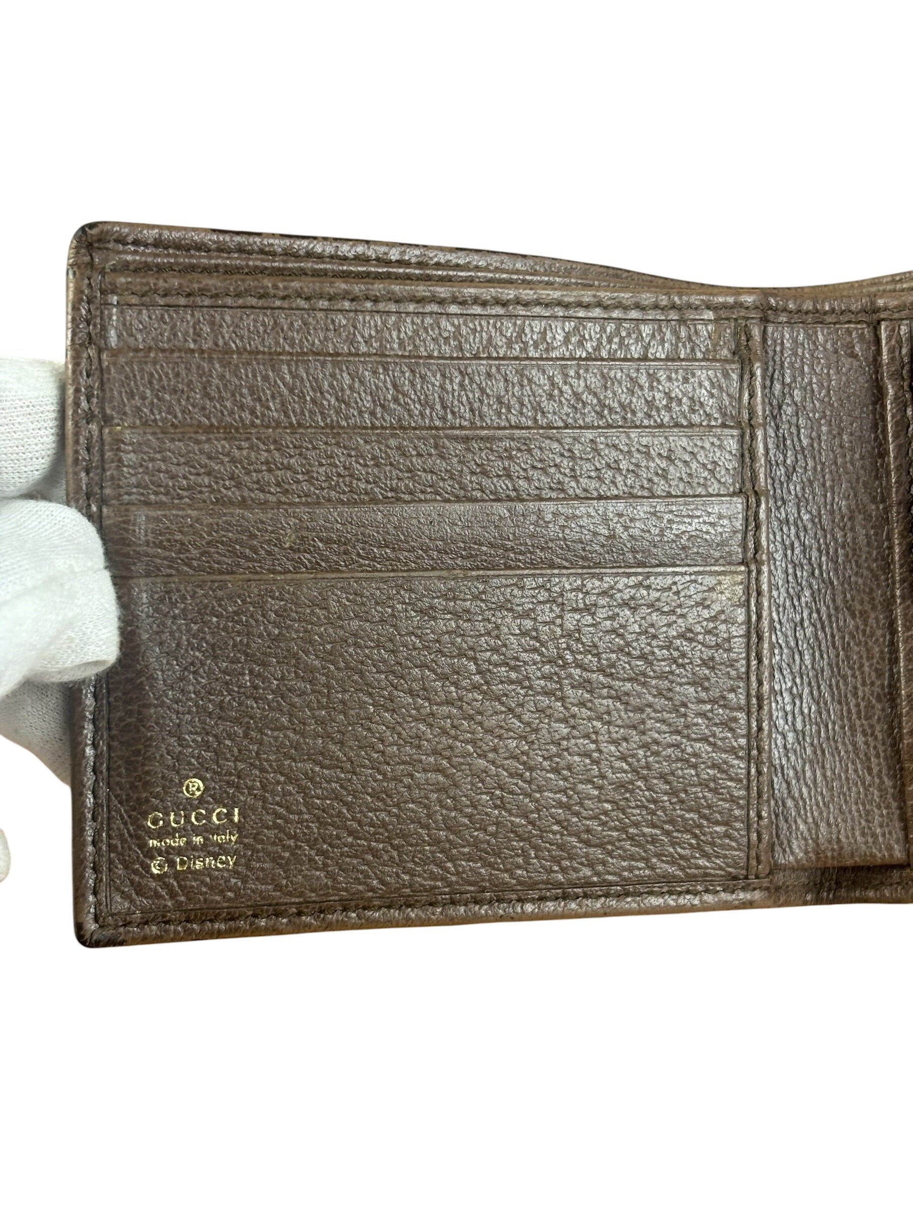 Gucci x Disney Donal Duck Compact Wallet