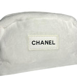Chanel Beauty Soft White Cosmetic Pouch