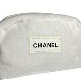 Chanel Beauty Soft White Cosmetic Pouch