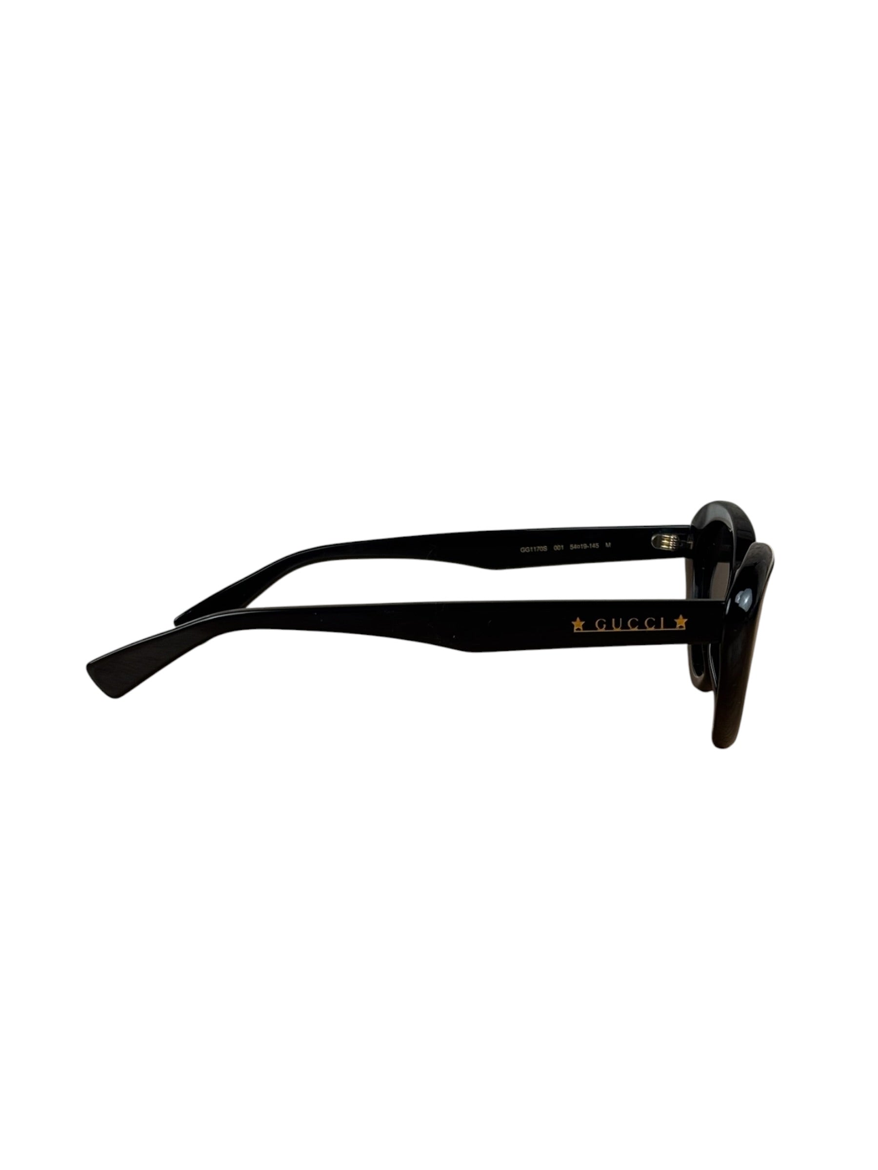 Gucci Black Cat-Eye Sunglasses GG1170S