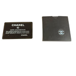 Chanel CC Vintage Beige Leather Caviar Wood Chain Hobo Bag