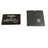 Chanel CC Vintage Beige Leather Caviar Wood Chain Hobo Bag