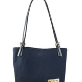 Fendi FF Wave Canvas Shoulder Tote
