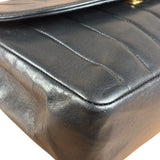 Chanel Black Mademoiselle Vertical Quilted Flap 1992 17ds
