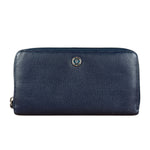Chanel Navy Blue Long Zip Wallet
