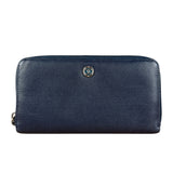 Chanel Navy Blue Long Zip Wallet