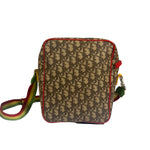 Christian Dior Brown Rasta Totter No.2 Messenger Bag