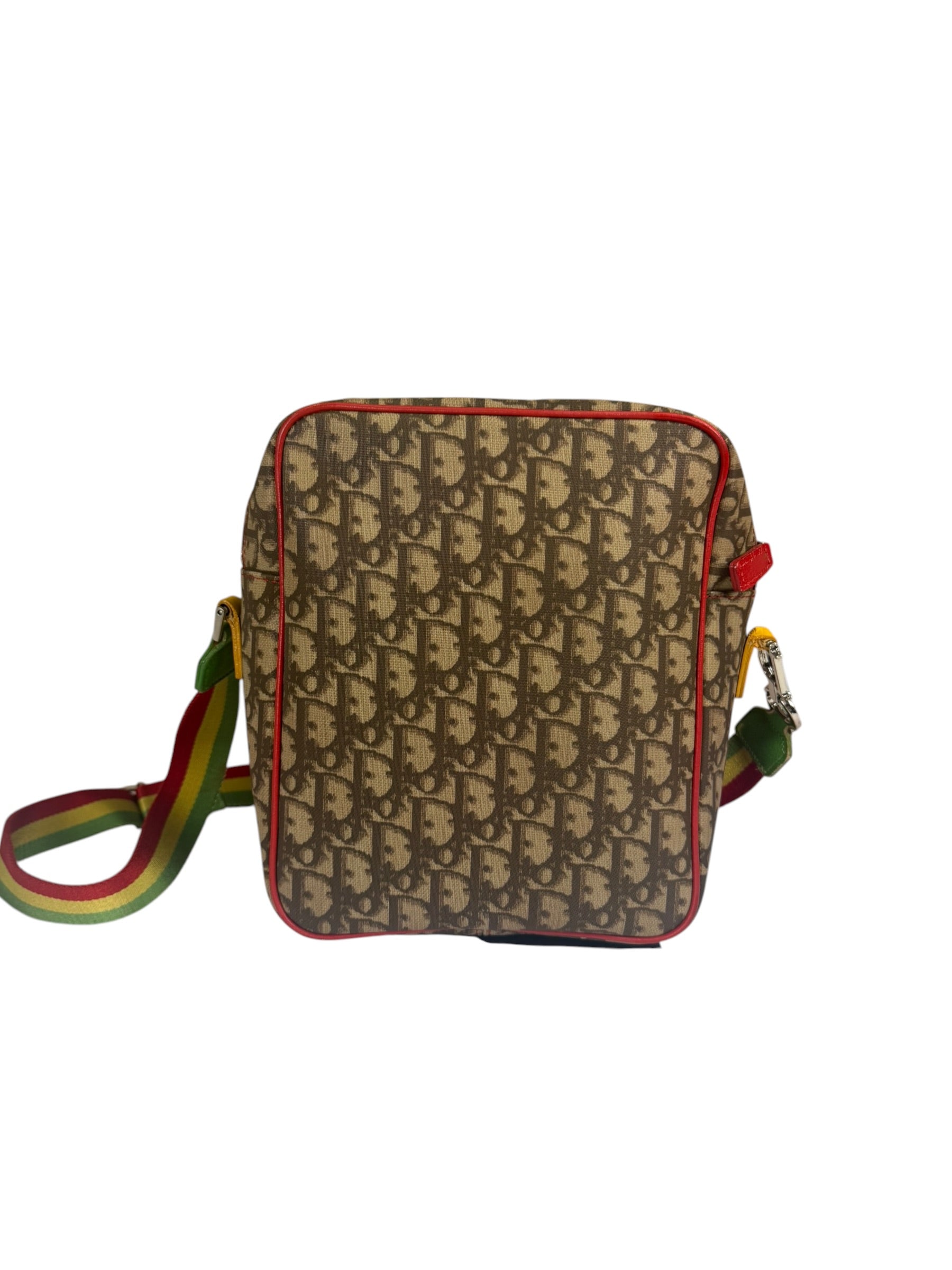 Christian Dior Brown Rasta Totter No.2 Messenger Bag
